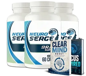 Neuro Serge three bottle package, a 90-day supply.